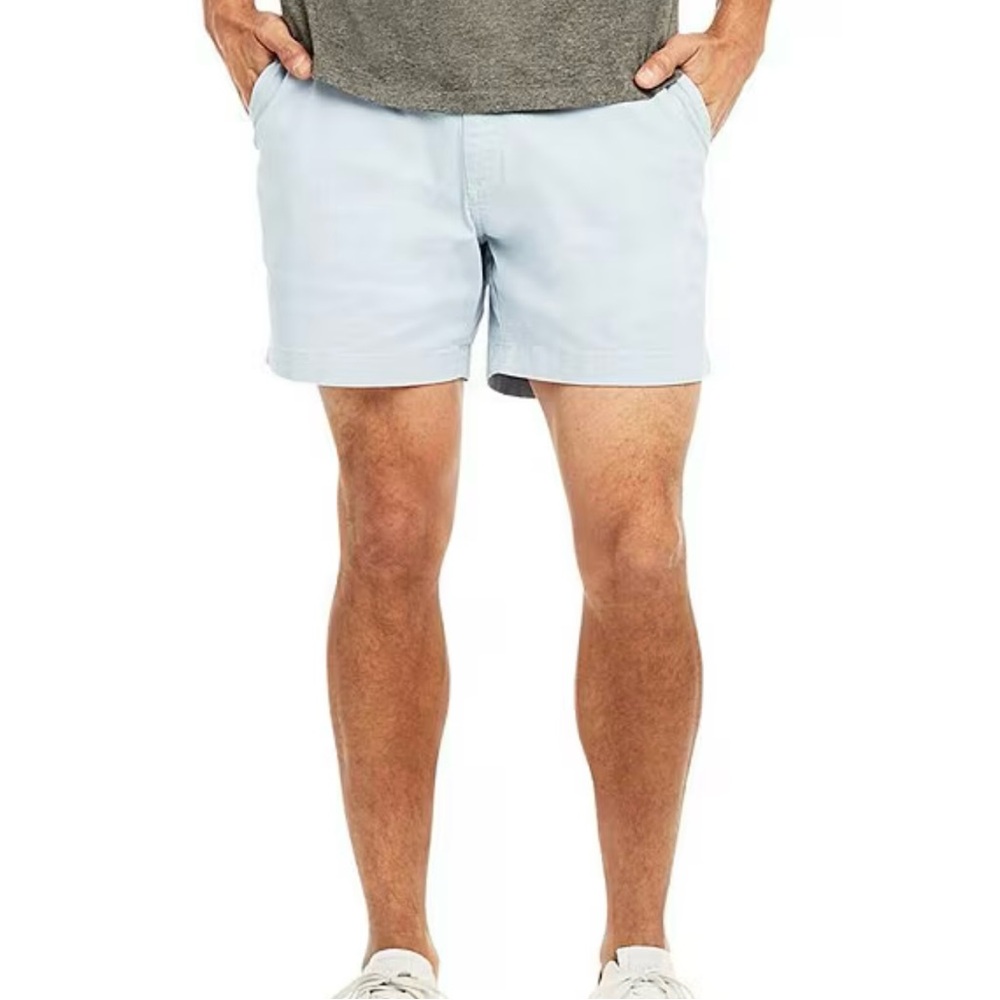 Chubbies Light Blue Flat Front Men Shorts
